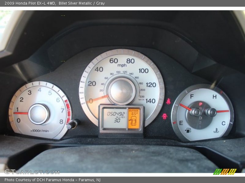 Billet Silver Metallic / Gray 2009 Honda Pilot EX-L 4WD