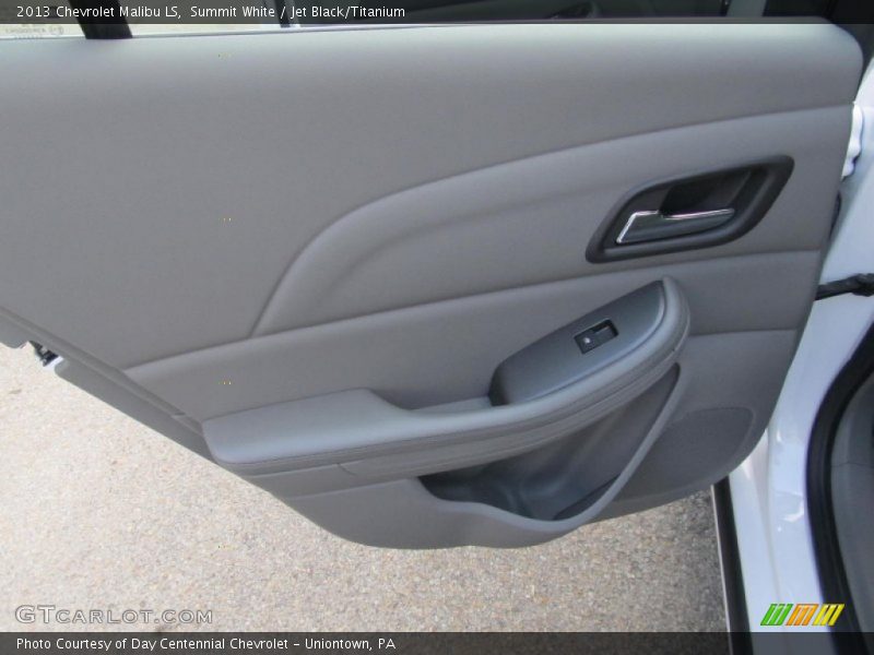 Summit White / Jet Black/Titanium 2013 Chevrolet Malibu LS