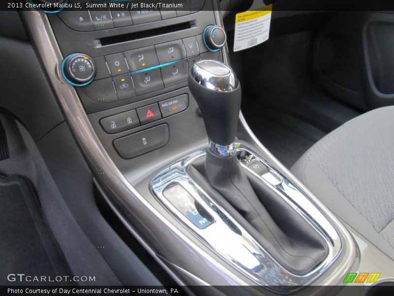 Summit White / Jet Black/Titanium 2013 Chevrolet Malibu LS