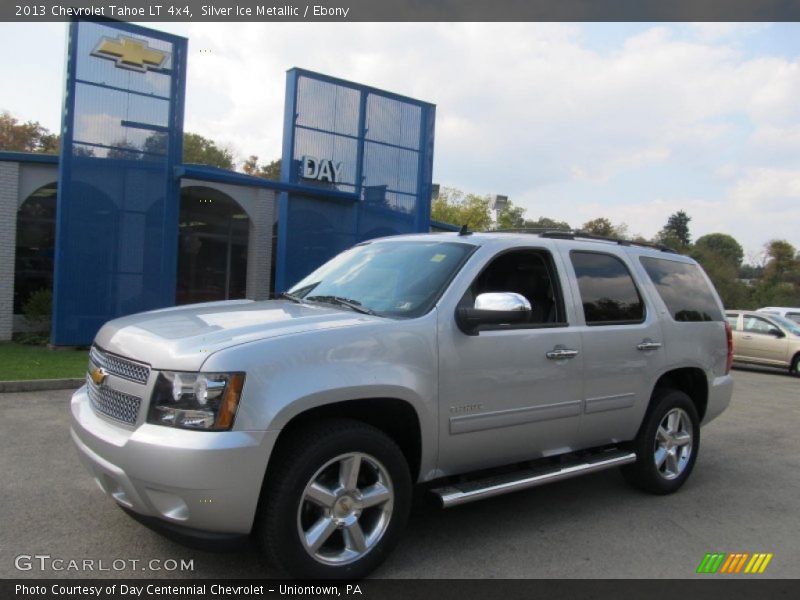 Silver Ice Metallic / Ebony 2013 Chevrolet Tahoe LT 4x4