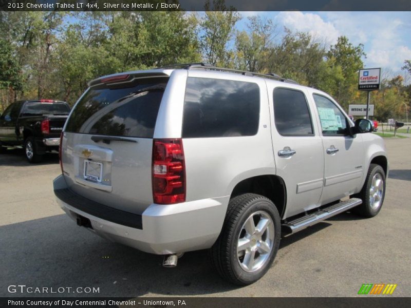 Silver Ice Metallic / Ebony 2013 Chevrolet Tahoe LT 4x4