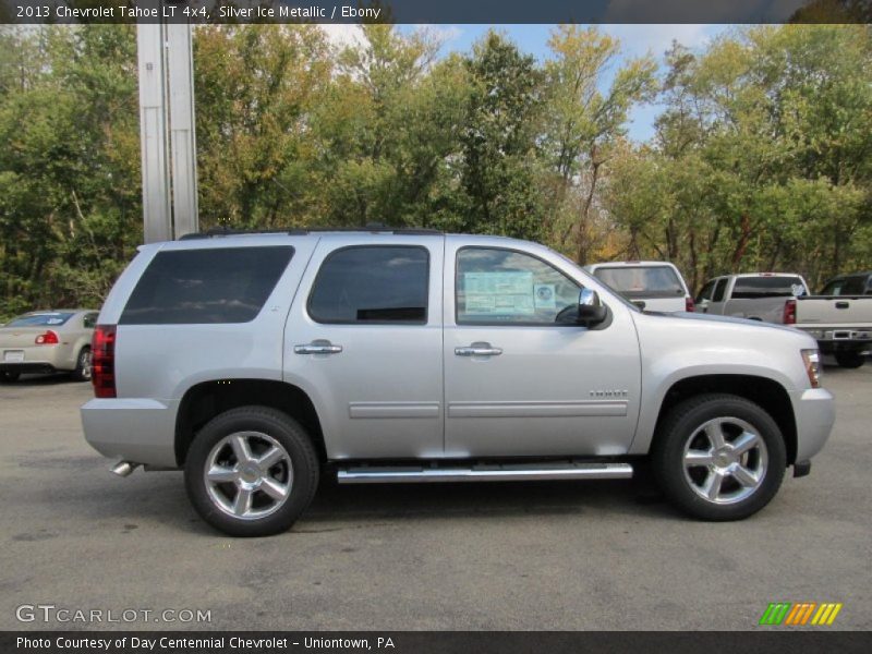 Silver Ice Metallic / Ebony 2013 Chevrolet Tahoe LT 4x4