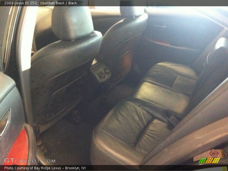 Obsidian Black / Black 2009 Lexus ES 350