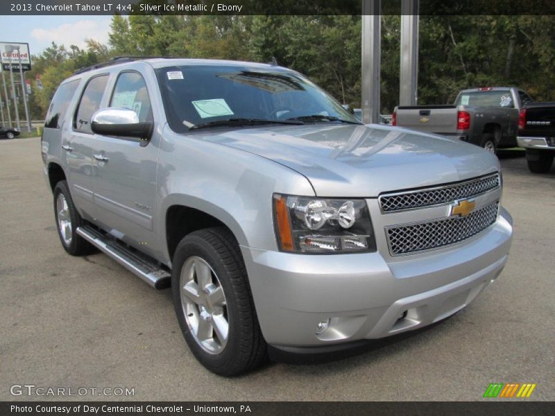 Silver Ice Metallic / Ebony 2013 Chevrolet Tahoe LT 4x4