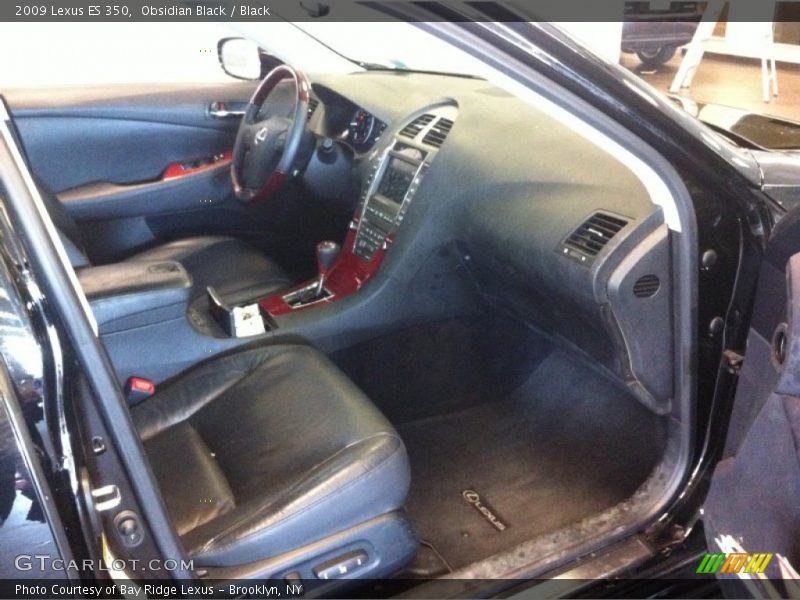 Obsidian Black / Black 2009 Lexus ES 350