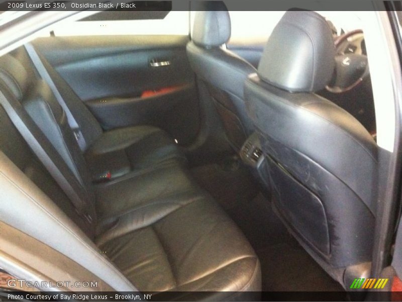 Obsidian Black / Black 2009 Lexus ES 350