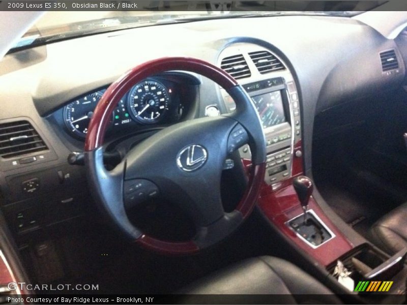 Obsidian Black / Black 2009 Lexus ES 350