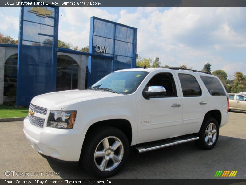 Summit White / Ebony 2013 Chevrolet Tahoe LT 4x4