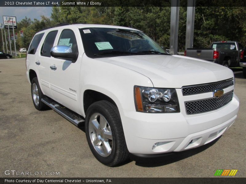 Summit White / Ebony 2013 Chevrolet Tahoe LT 4x4