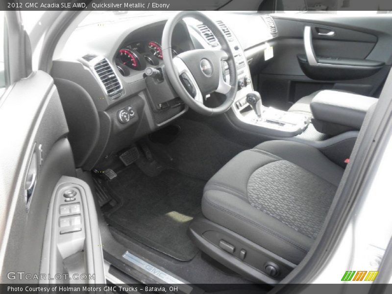Quicksilver Metallic / Ebony 2012 GMC Acadia SLE AWD