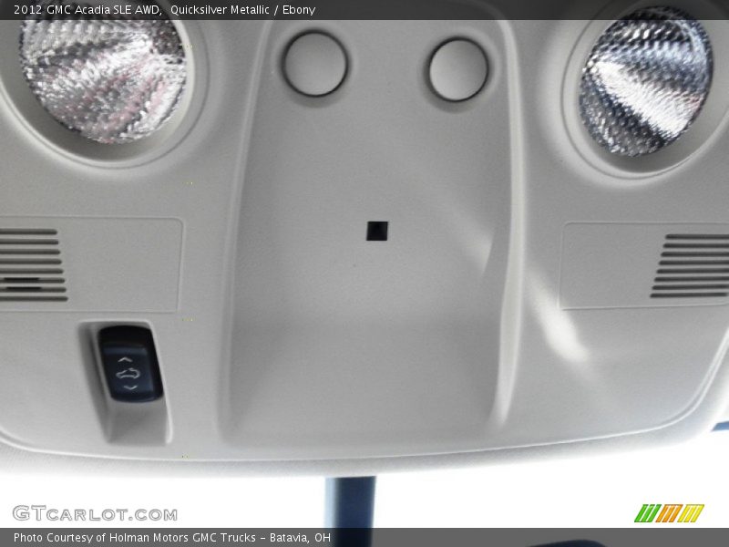 Quicksilver Metallic / Ebony 2012 GMC Acadia SLE AWD