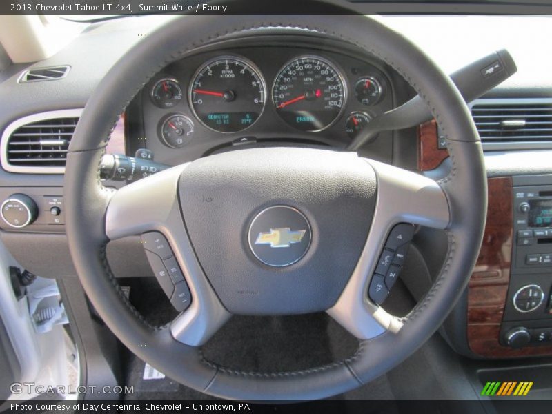 Summit White / Ebony 2013 Chevrolet Tahoe LT 4x4