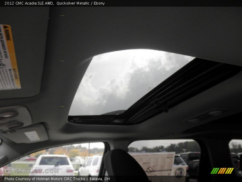 Quicksilver Metallic / Ebony 2012 GMC Acadia SLE AWD