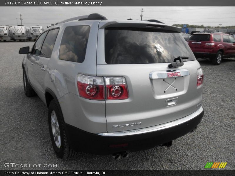 Quicksilver Metallic / Ebony 2012 GMC Acadia SLE AWD