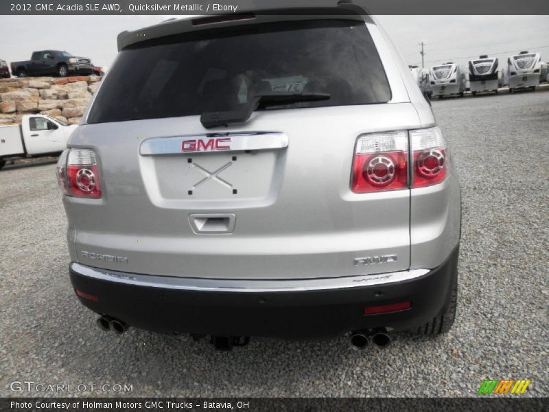 Quicksilver Metallic / Ebony 2012 GMC Acadia SLE AWD
