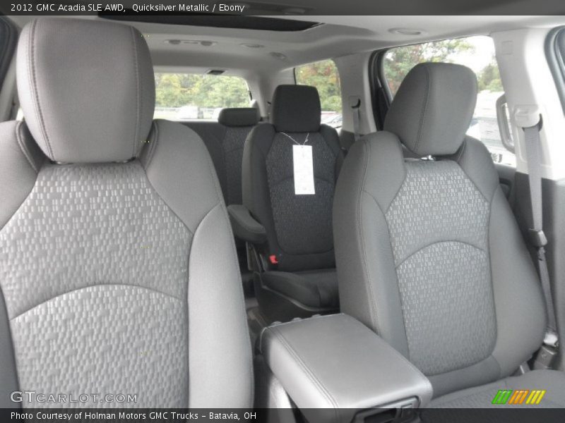 Quicksilver Metallic / Ebony 2012 GMC Acadia SLE AWD