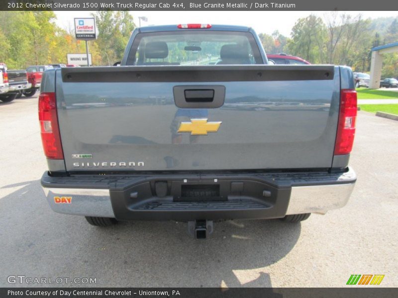 Blue Granite Metallic / Dark Titanium 2012 Chevrolet Silverado 1500 Work Truck Regular Cab 4x4