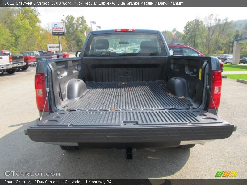 Blue Granite Metallic / Dark Titanium 2012 Chevrolet Silverado 1500 Work Truck Regular Cab 4x4