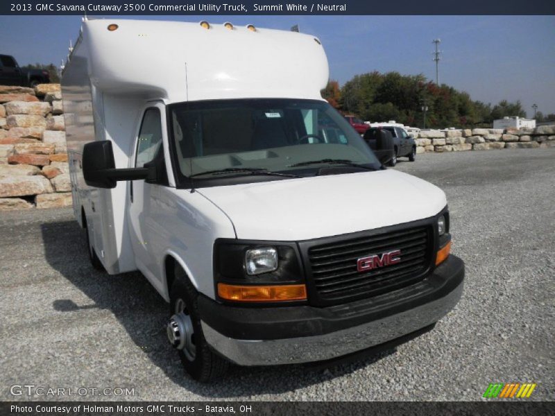 Summit White / Neutral 2013 GMC Savana Cutaway 3500 Commercial Utility Truck