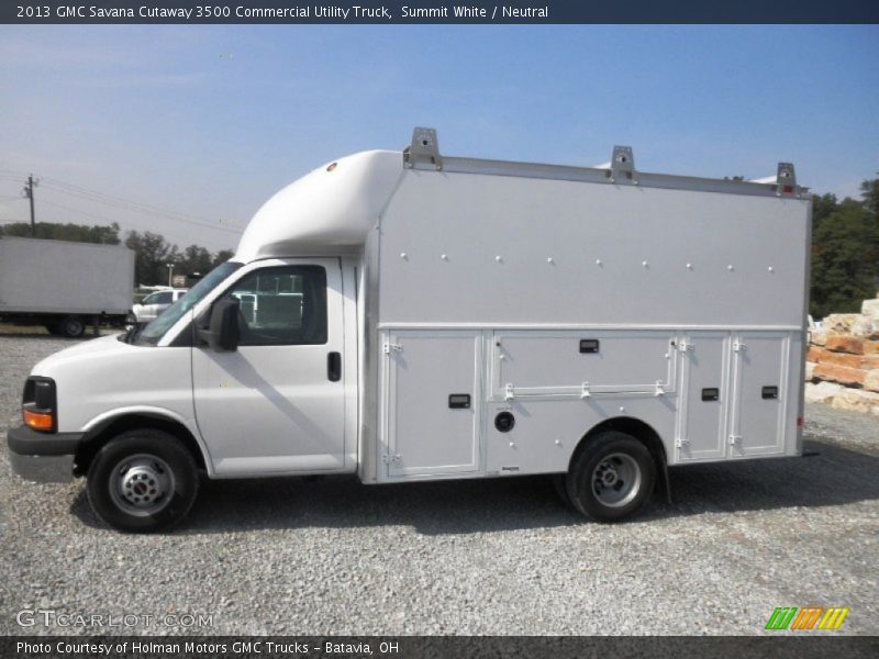 Summit White / Neutral 2013 GMC Savana Cutaway 3500 Commercial Utility Truck