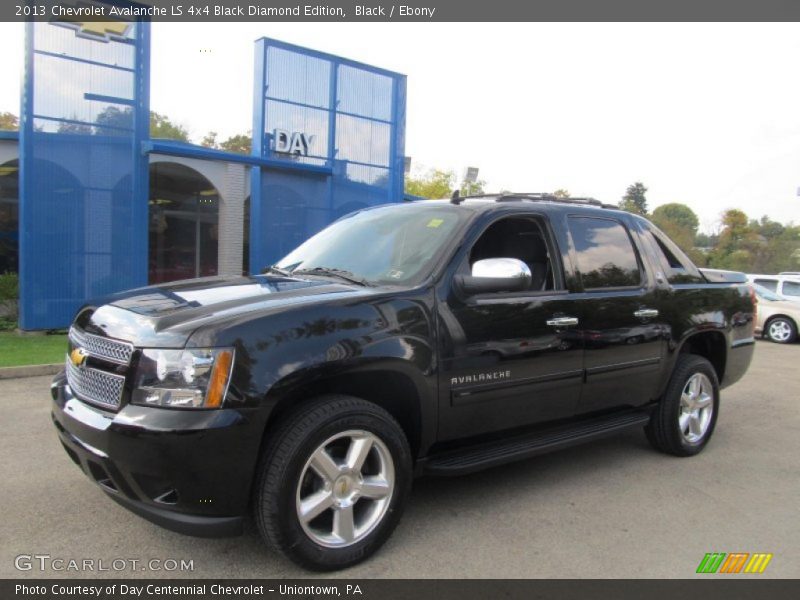 Black / Ebony 2013 Chevrolet Avalanche LS 4x4 Black Diamond Edition