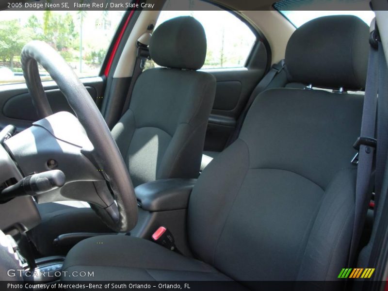 Flame Red / Dark Slate Gray 2005 Dodge Neon SE