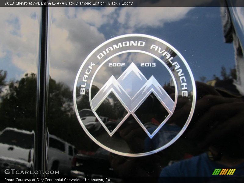  2013 Avalanche LS 4x4 Black Diamond Edition Logo