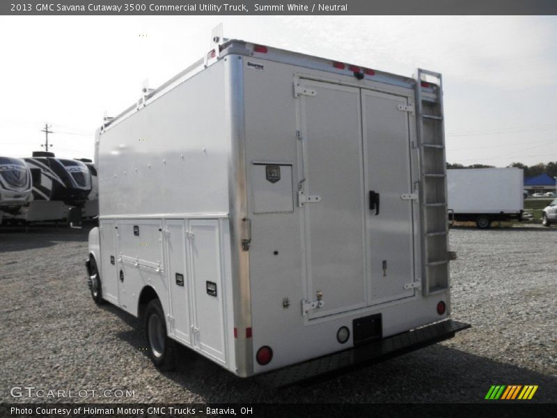 Summit White / Neutral 2013 GMC Savana Cutaway 3500 Commercial Utility Truck