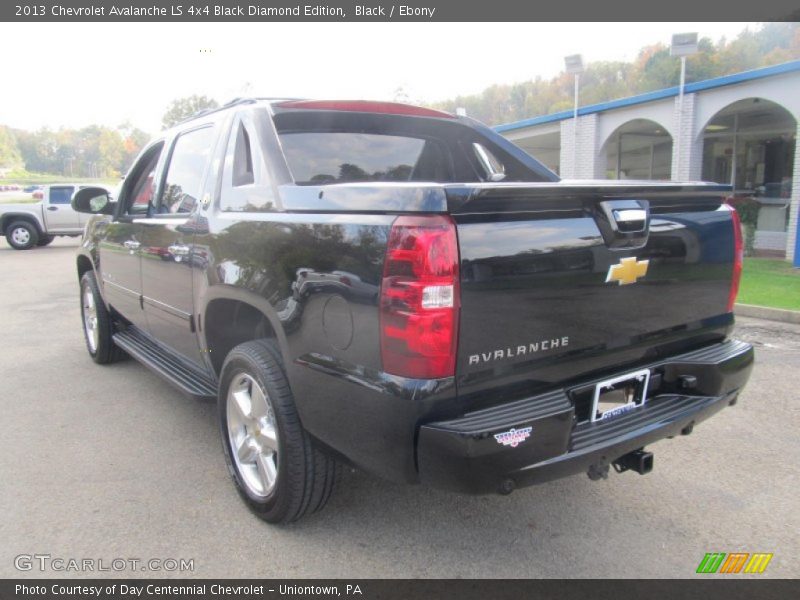Black / Ebony 2013 Chevrolet Avalanche LS 4x4 Black Diamond Edition