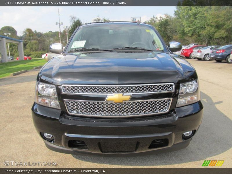 Black / Ebony 2013 Chevrolet Avalanche LS 4x4 Black Diamond Edition