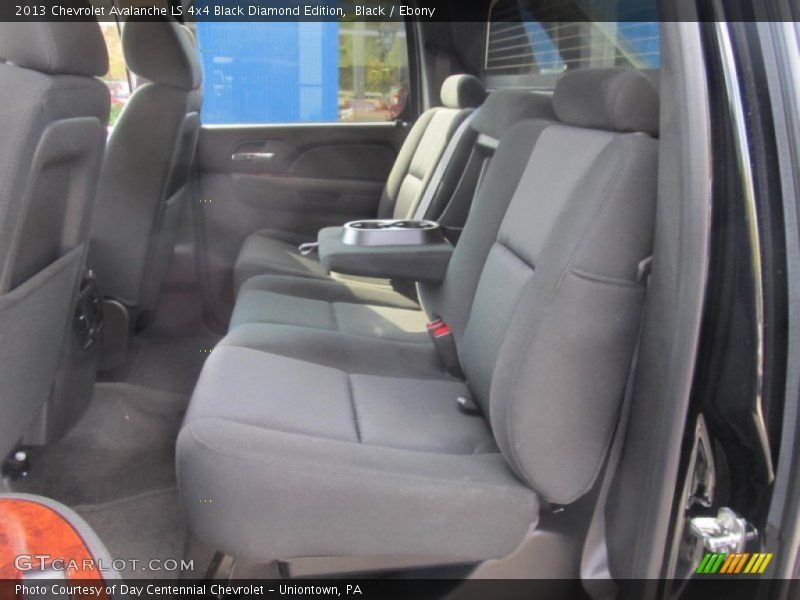  2013 Avalanche LS 4x4 Black Diamond Edition Ebony Interior