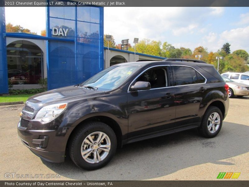 Black Granite Metallic / Jet Black 2013 Chevrolet Equinox LT AWD