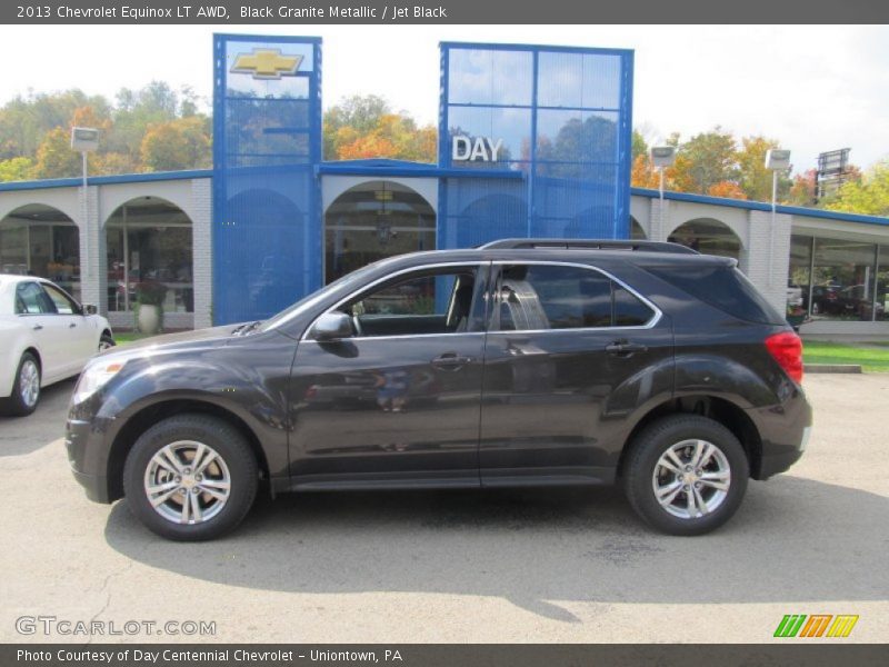Black Granite Metallic / Jet Black 2013 Chevrolet Equinox LT AWD