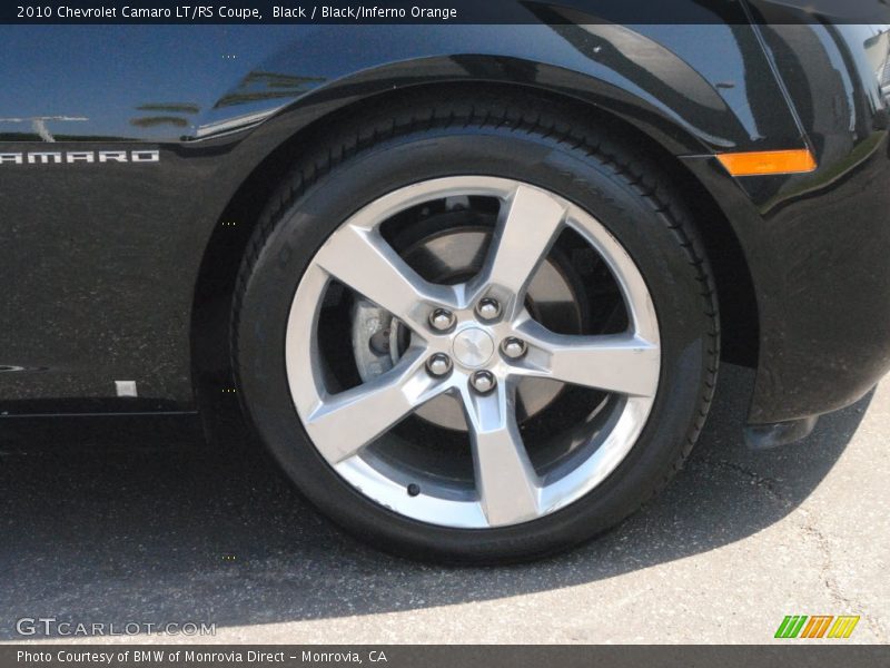 Black / Black/Inferno Orange 2010 Chevrolet Camaro LT/RS Coupe