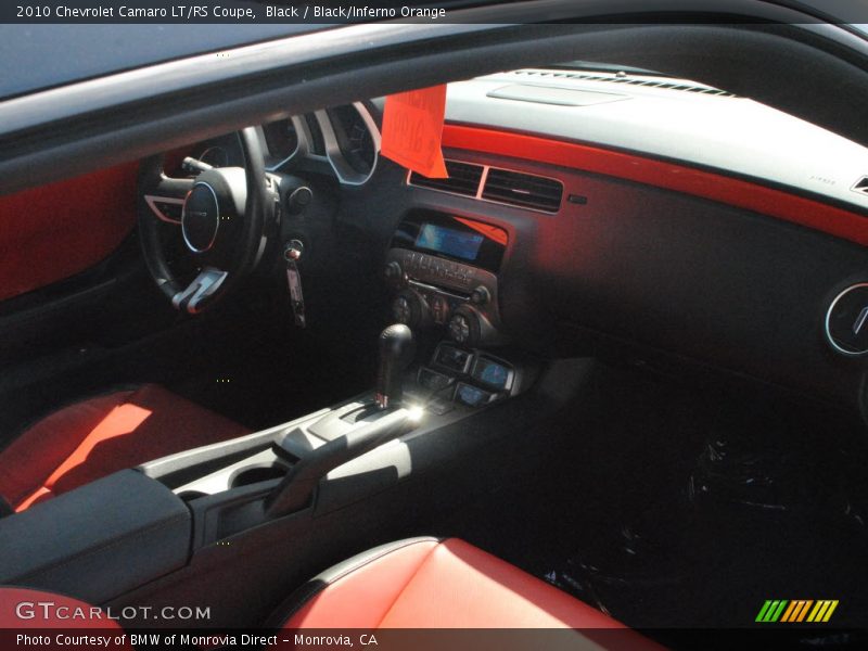 Black / Black/Inferno Orange 2010 Chevrolet Camaro LT/RS Coupe