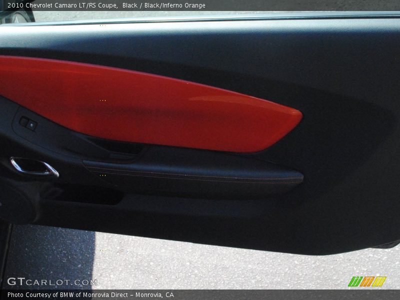 Black / Black/Inferno Orange 2010 Chevrolet Camaro LT/RS Coupe