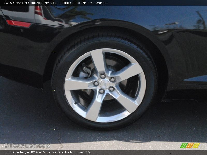 Black / Black/Inferno Orange 2010 Chevrolet Camaro LT/RS Coupe