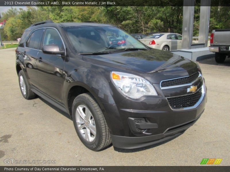 Black Granite Metallic / Jet Black 2013 Chevrolet Equinox LT AWD