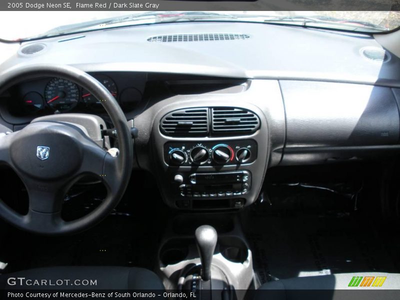 Flame Red / Dark Slate Gray 2005 Dodge Neon SE