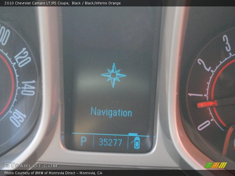Black / Black/Inferno Orange 2010 Chevrolet Camaro LT/RS Coupe