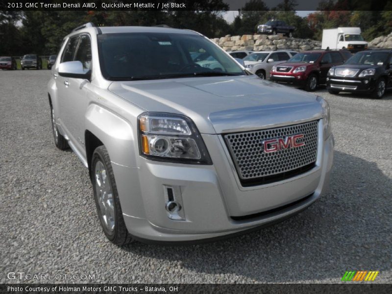 Quicksilver Metallic / Jet Black 2013 GMC Terrain Denali AWD