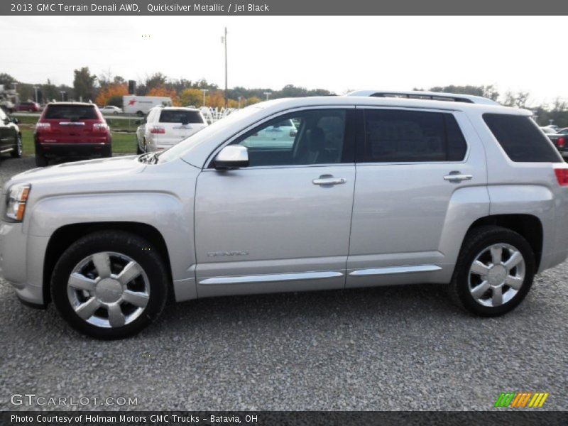 Quicksilver Metallic / Jet Black 2013 GMC Terrain Denali AWD