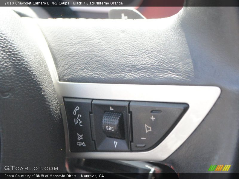 Black / Black/Inferno Orange 2010 Chevrolet Camaro LT/RS Coupe