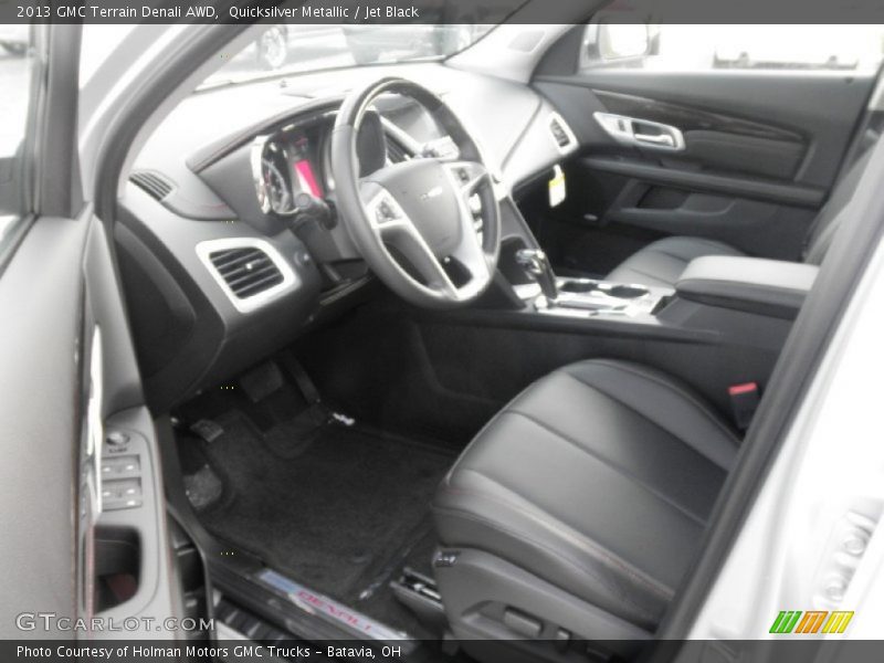 Quicksilver Metallic / Jet Black 2013 GMC Terrain Denali AWD
