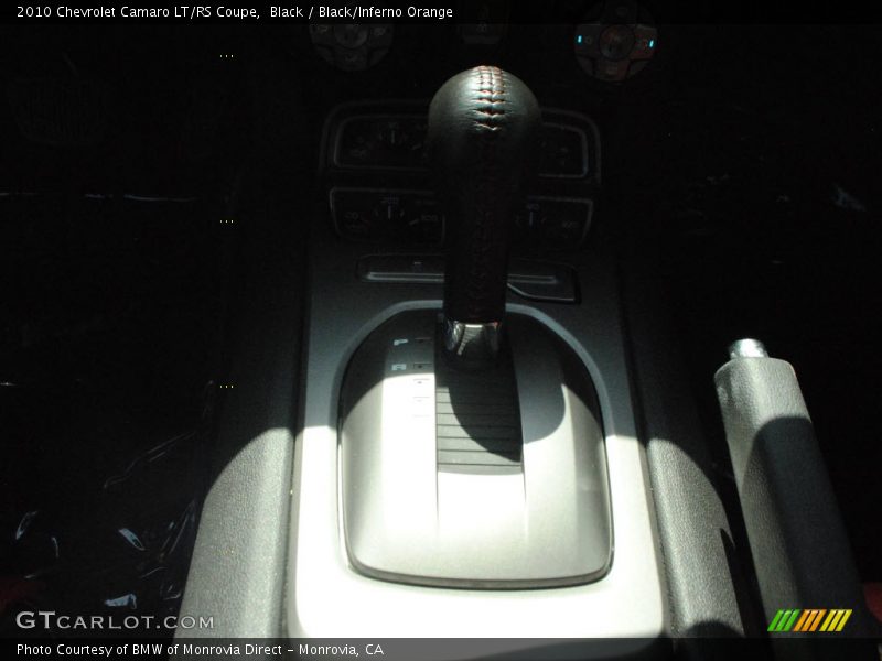 Black / Black/Inferno Orange 2010 Chevrolet Camaro LT/RS Coupe