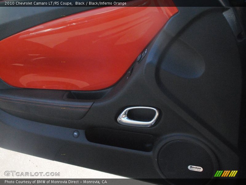 Black / Black/Inferno Orange 2010 Chevrolet Camaro LT/RS Coupe