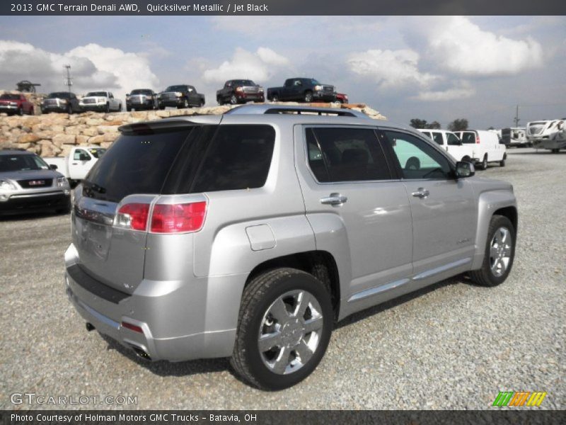 Quicksilver Metallic / Jet Black 2013 GMC Terrain Denali AWD