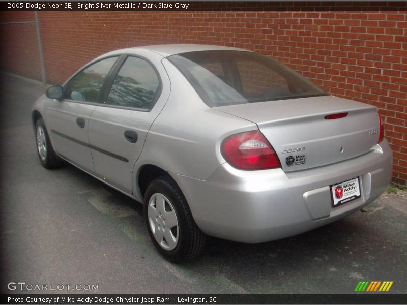 Bright Silver Metallic / Dark Slate Gray 2005 Dodge Neon SE