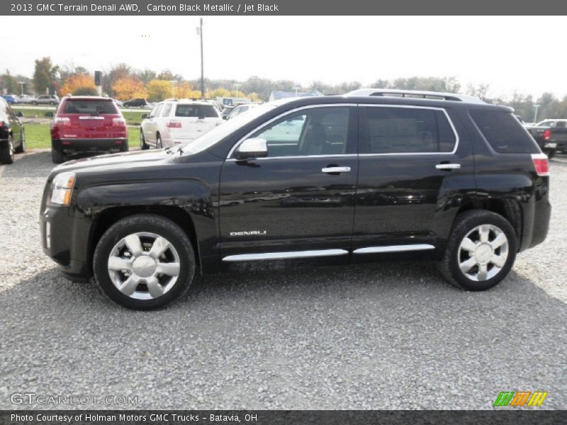 Carbon Black Metallic / Jet Black 2013 GMC Terrain Denali AWD