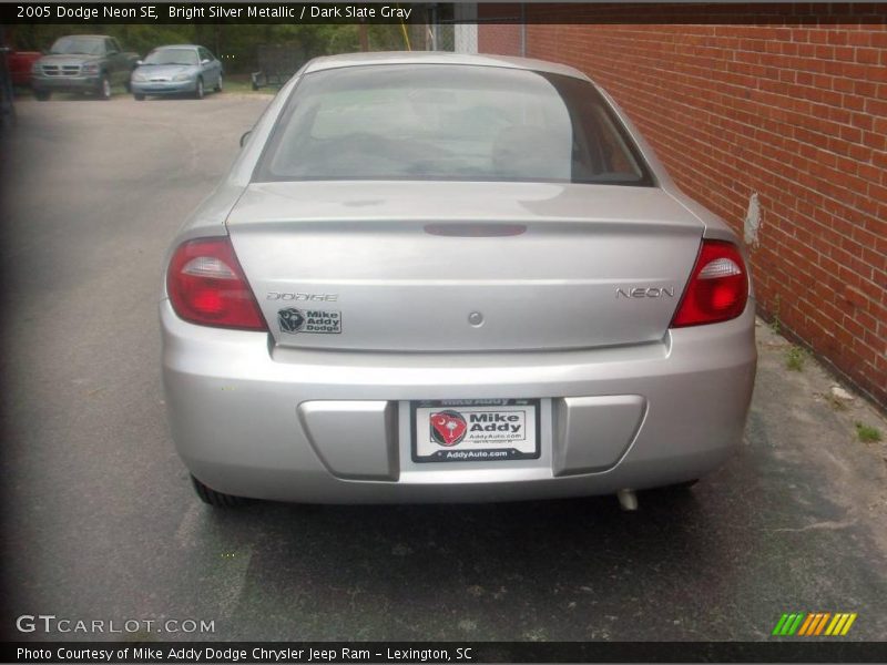 Bright Silver Metallic / Dark Slate Gray 2005 Dodge Neon SE